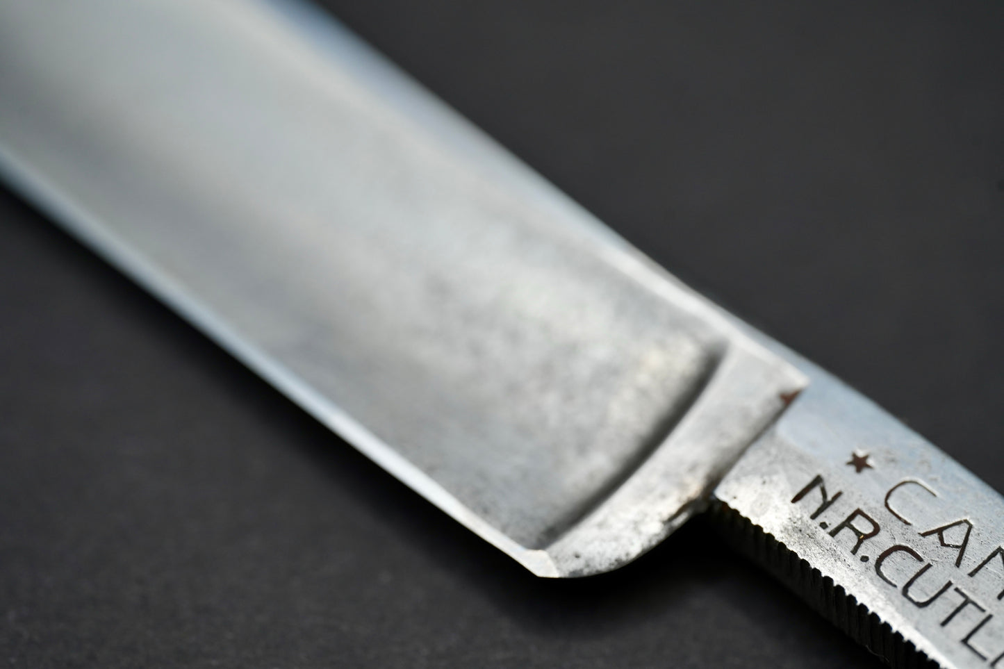 Cannon Vintage Straight Razor Half Hollow. 6/8
