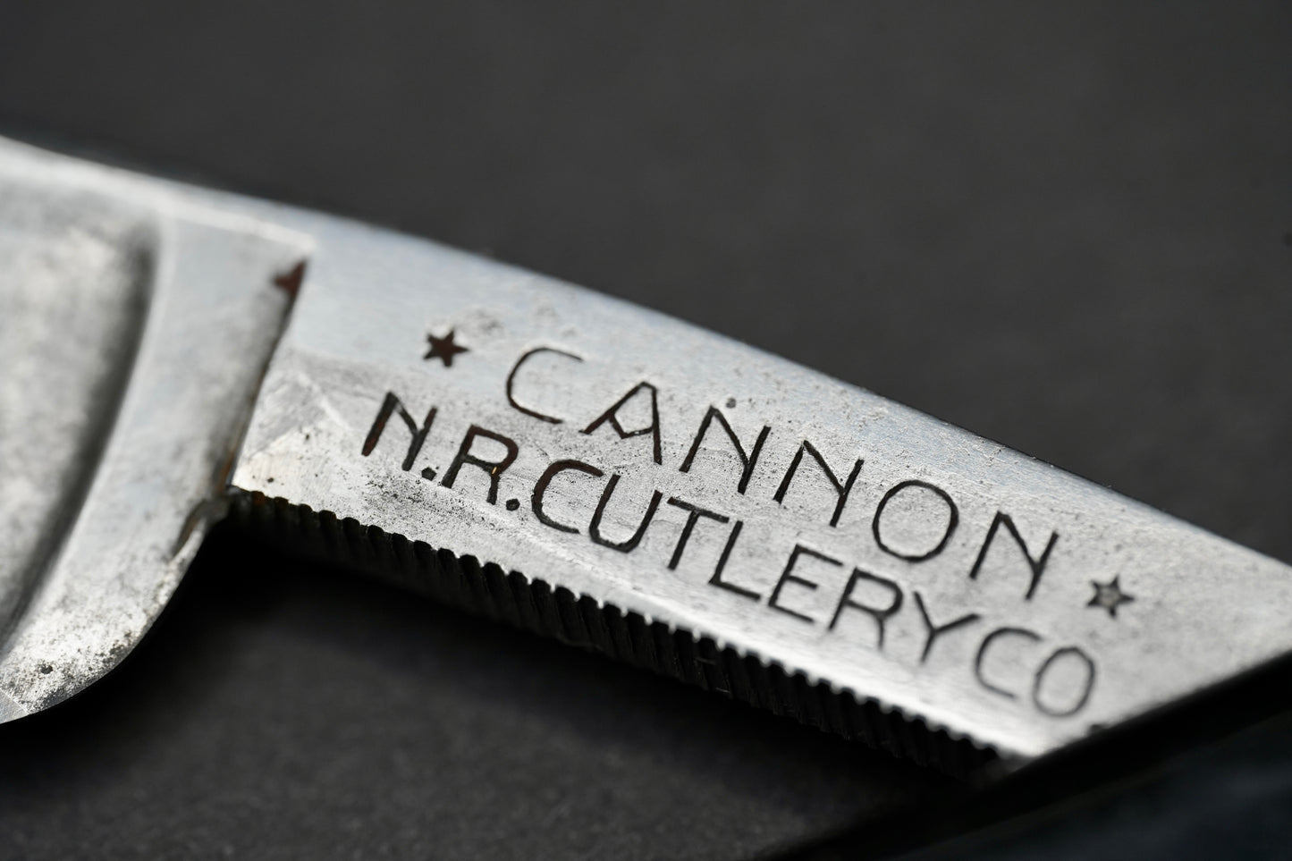 Cannon Vintage Straight Razor Half Hollow. 6/8