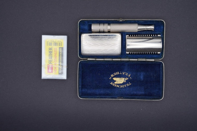 Vintage japanische Rasiermesserfeder