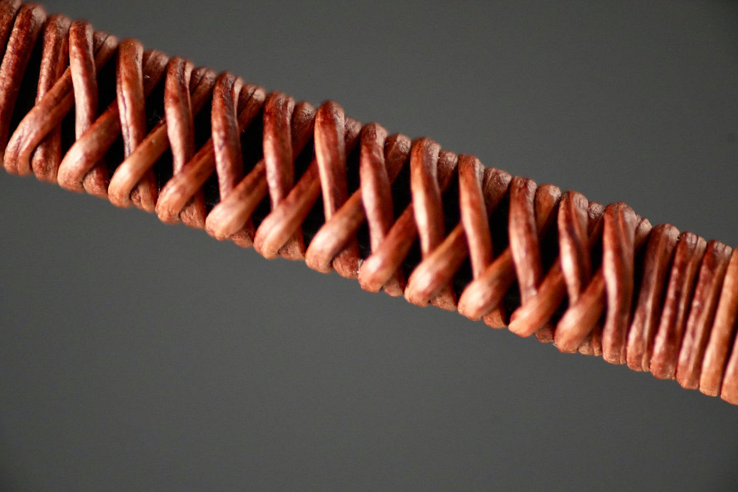 Hanamasa 花正 Real Tamahagane Kamisori, Restored Vintage Japanese Straight Razor, Leather Handle Wrapping, Handmade Wooden Hinoki Box