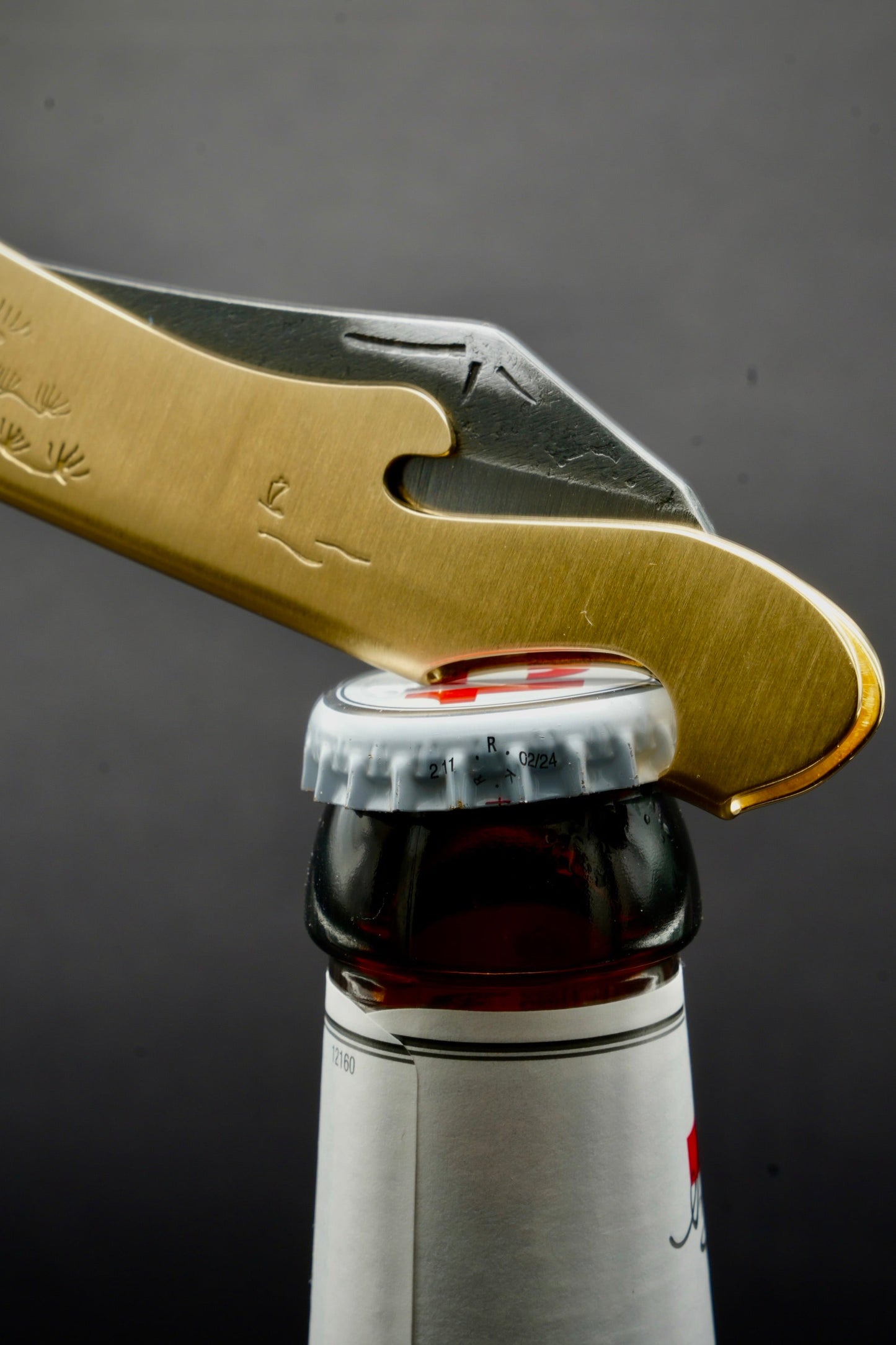 Mujun - Fuji Taschenmesser - Japanisches Klappmesser - Higonokami mit Holzbox
