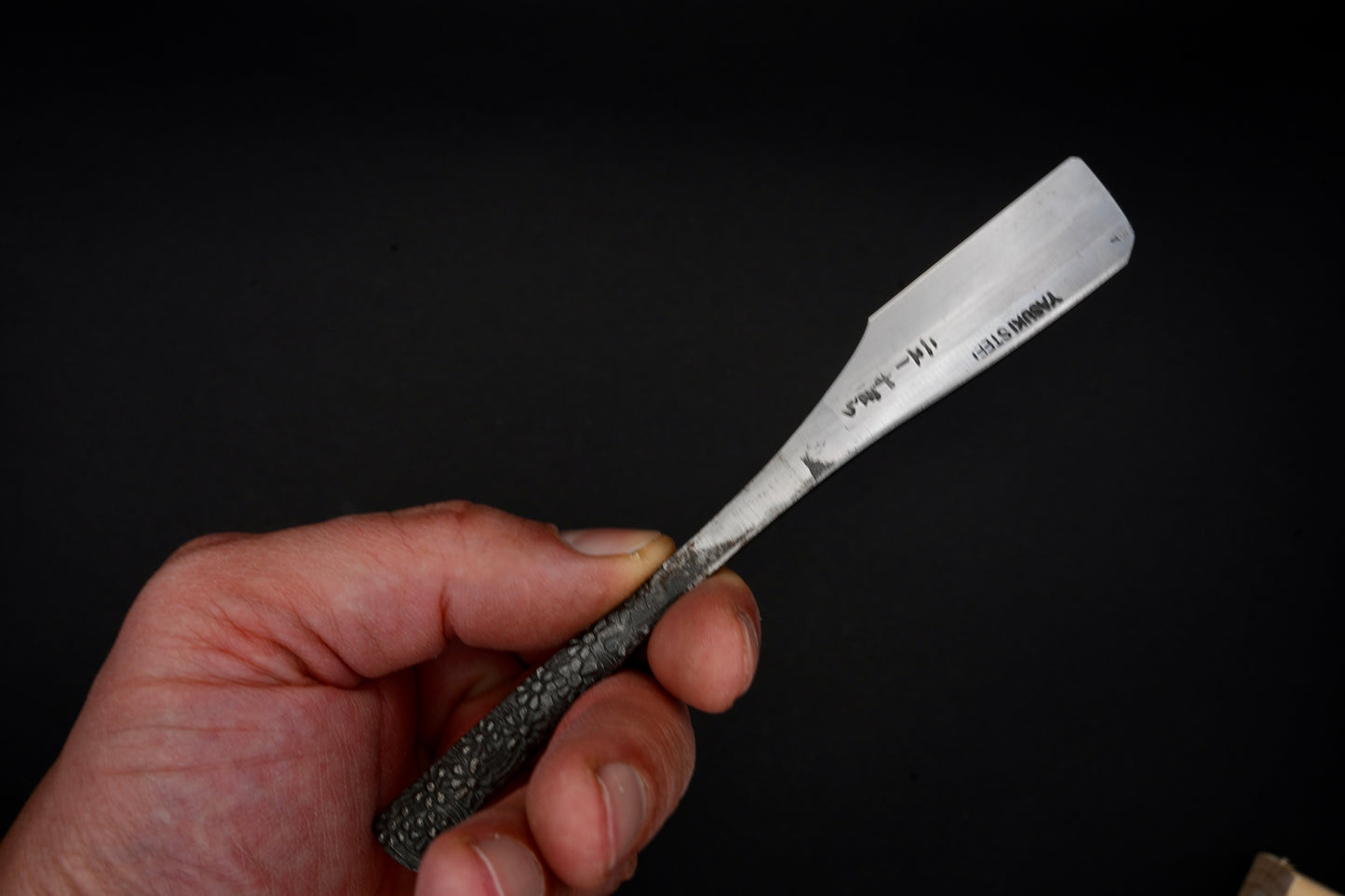 Nyu Zubora・二ユーずぼら・Yasuki Steel Kamisori・Restored Vintage Straight Razor Kamisori ・ Handmade Hinoki Wood Box