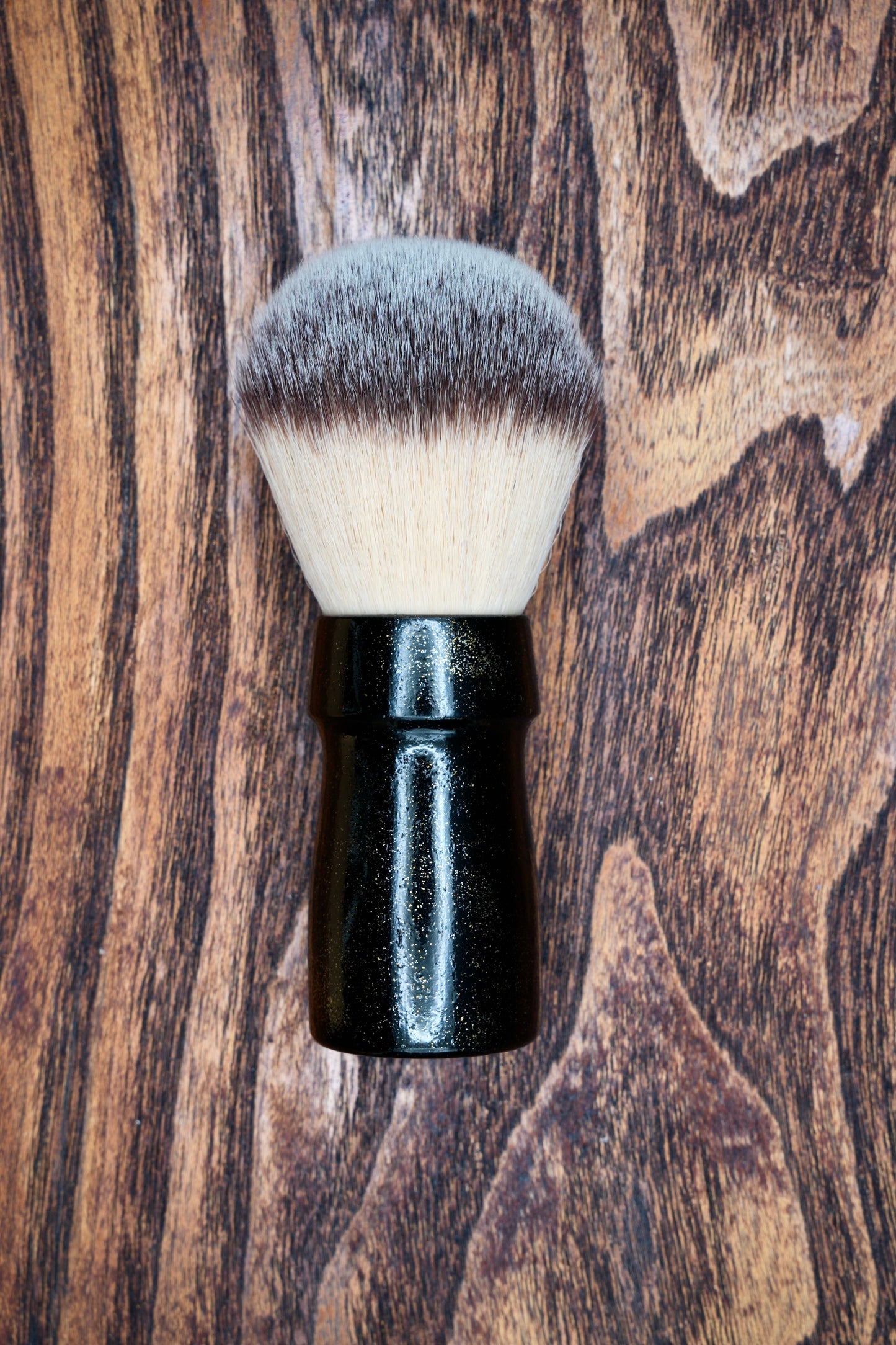 Maki-e Urushi Shaving Brush - Golden Milkyway with Cherry Wood Handle