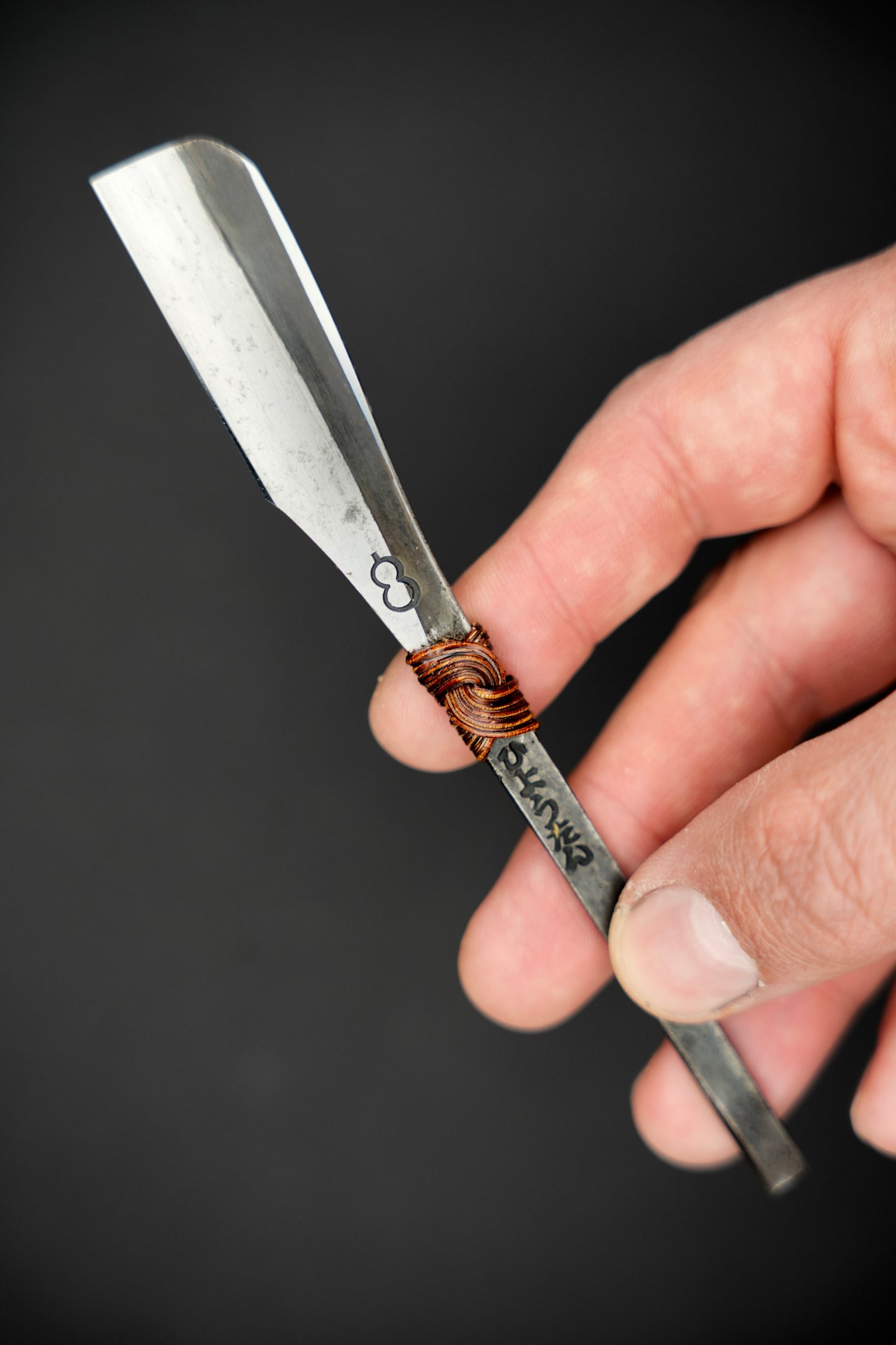 Hyotan・ひょうたん・Restored Vintage Japanese Straight Razor ・ Kamisori with Paulownia Box