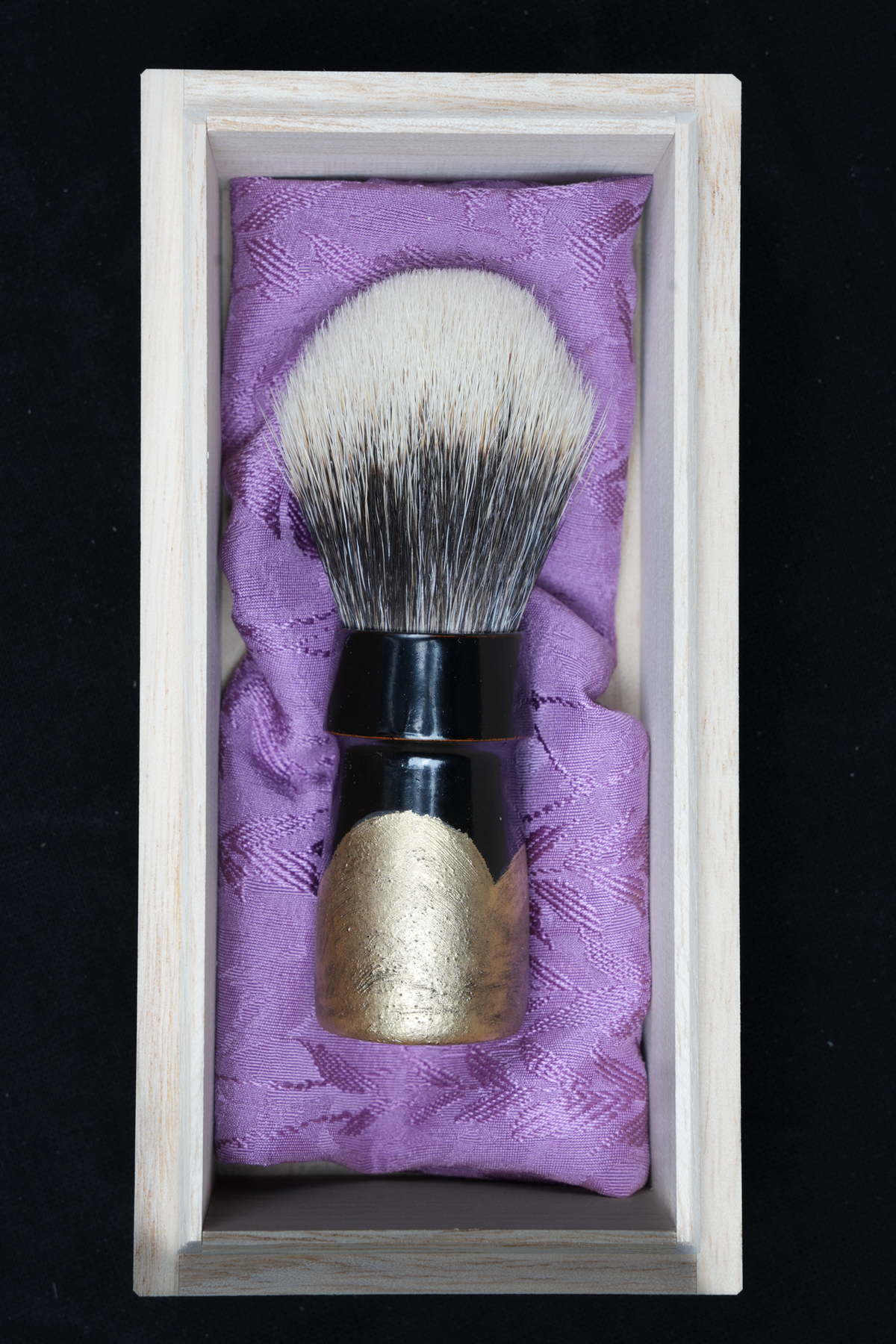 Blaireau Urushi « Nuages d'or »