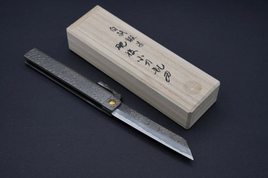 Tomita Hammer-tone Japanese Folding Knife - Higonokami