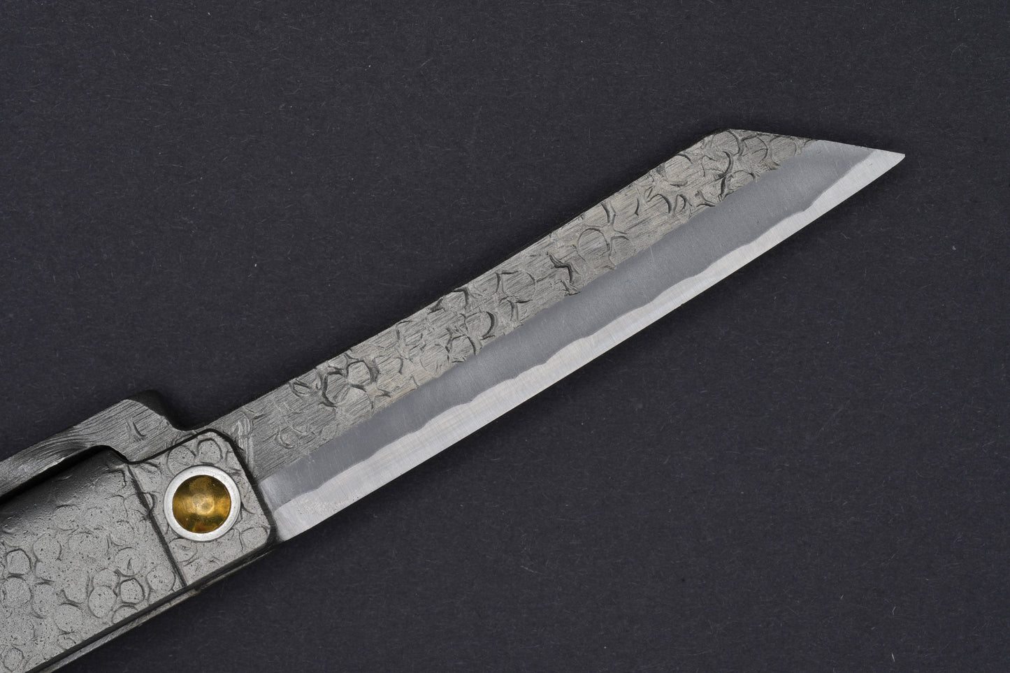 Tomita Hammer-tone Japanese Folding Knife - Higonokami