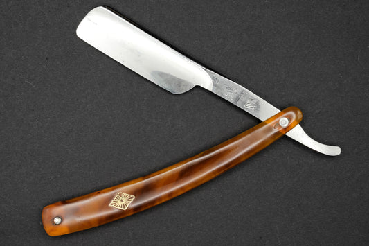 Kikuboshi・菊星・Western Style Vintage Japanese Razor - asymmetrical grind - 2