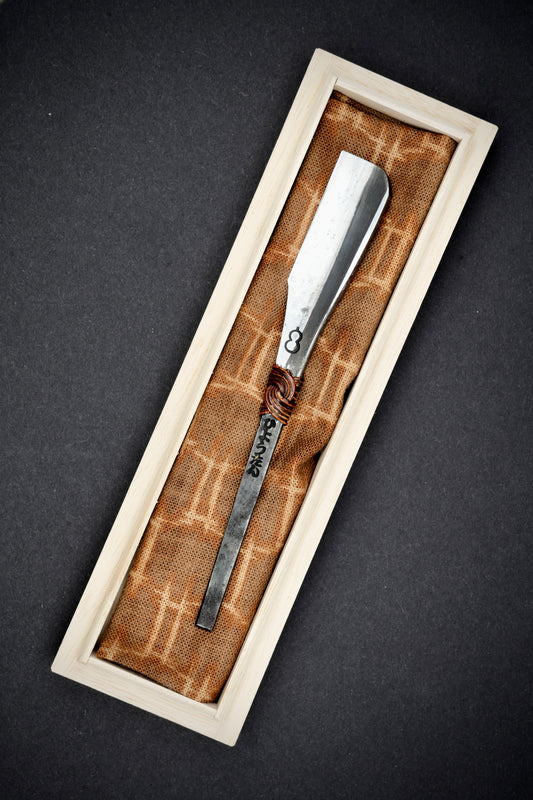 Hyotan・ひょうたん・Restored Vintage Japanese Straight Razor ・ Kamisori with Paulownia Box