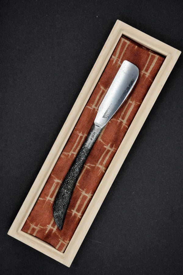 Azuma Uogata・吾嬬・Restored Vintage Japanese Straight Razor ・ Kamisori with Paulownia Box