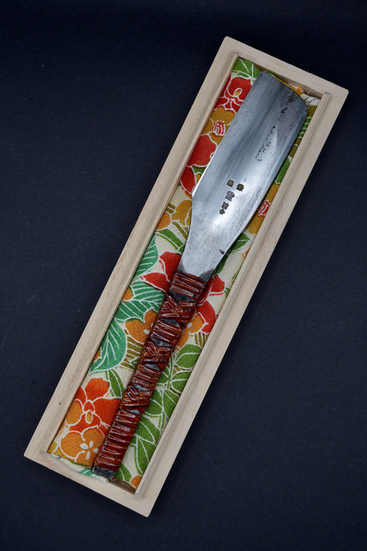 Yamamasa・ 山正 ・ Huge Vintage Japanese Straight Razor ・ Kamisori with Paulownia Box