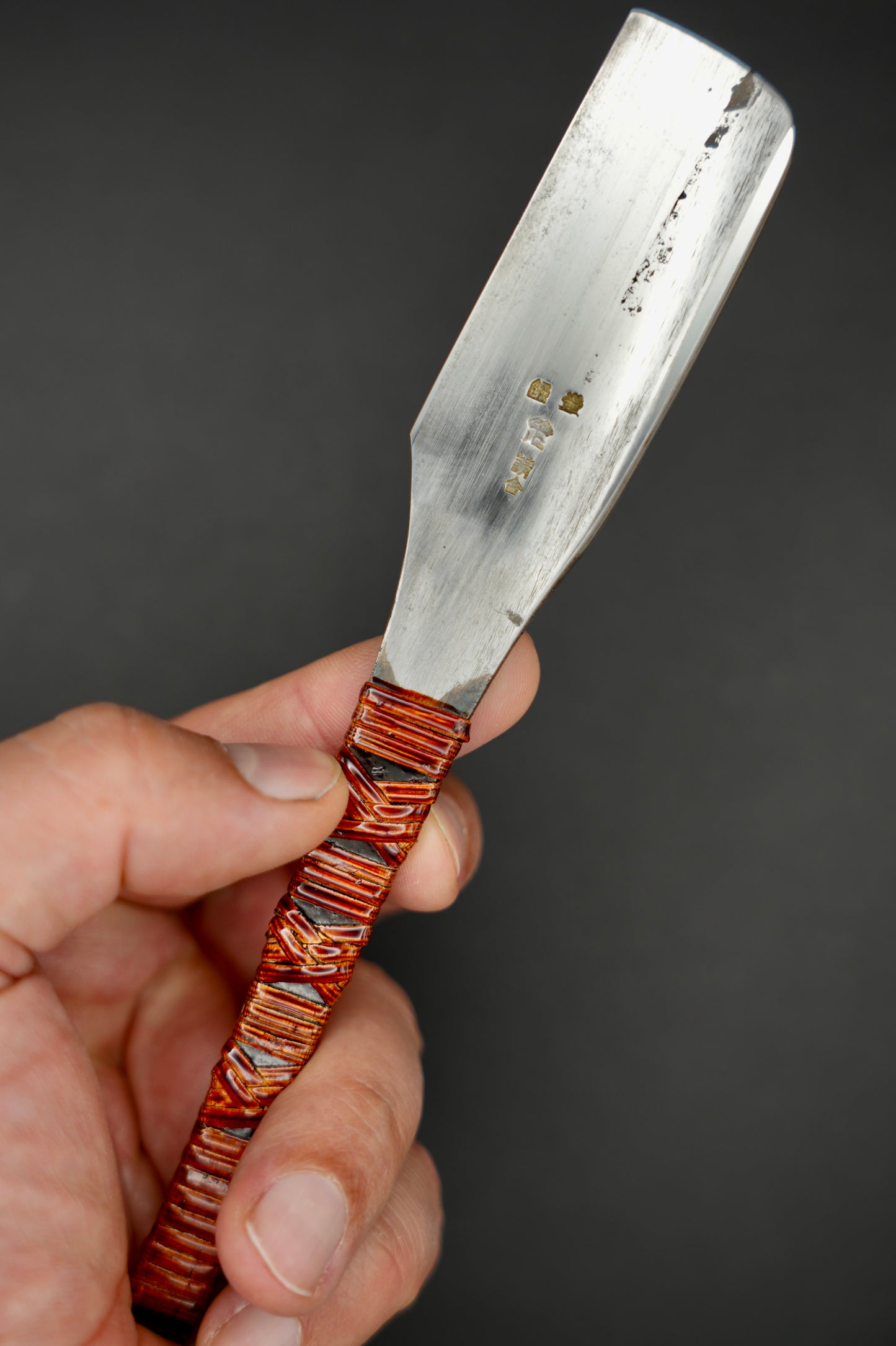 Yamamasa・ 山正 ・ Huge Vintage Japanese Straight Razor ・ Kamisori with Paulownia Box