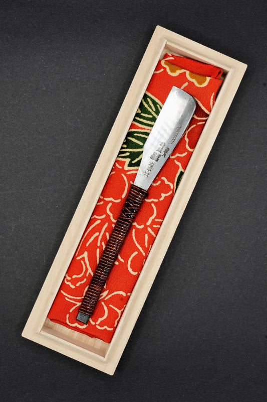 Saheiji・ 左平次 ・ Vintage Japanese Straight Razor ・Tamahagane ・ Kamisori with Paulownia Box