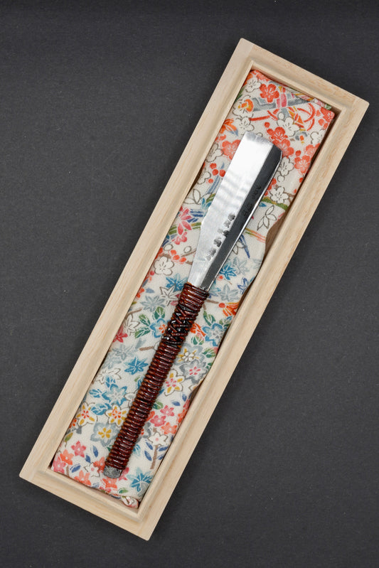 Shika Jirushi・ 鹿印・ Vintage Japanese Straight Razor ・ Kamisori with Paulownia Box NOS