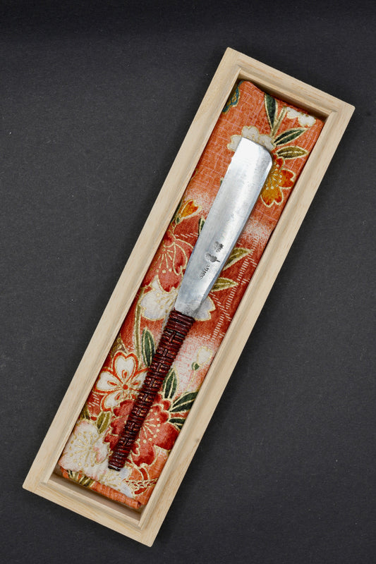 吉勇・Yoshiyū・Vintage Japanese Straight Razor ・ Kamisori with Paulownia Box