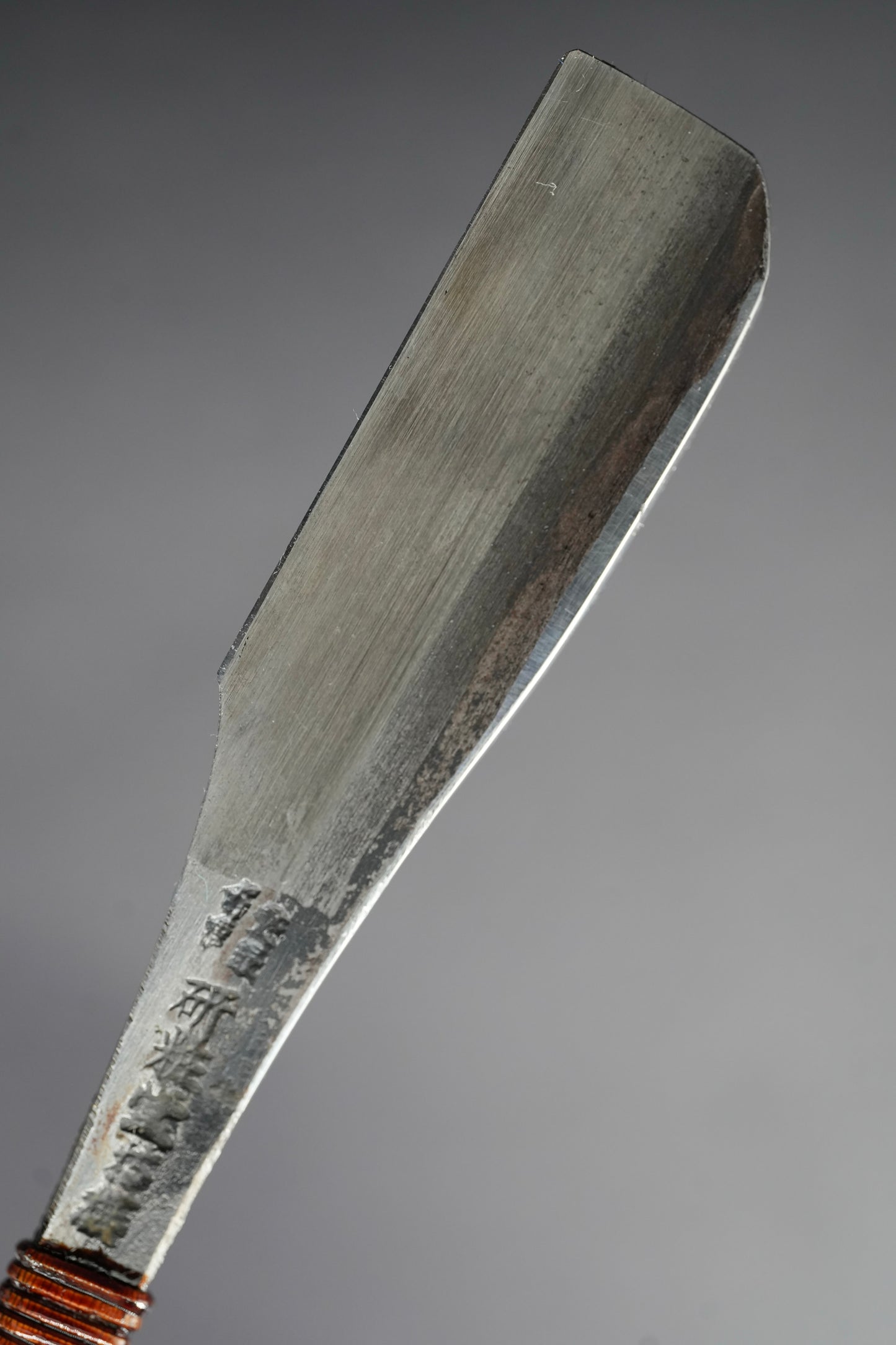 Kensei・ 研精・ Vintage Japanese Straight Razor ・ Kamisori with Paulownia Box