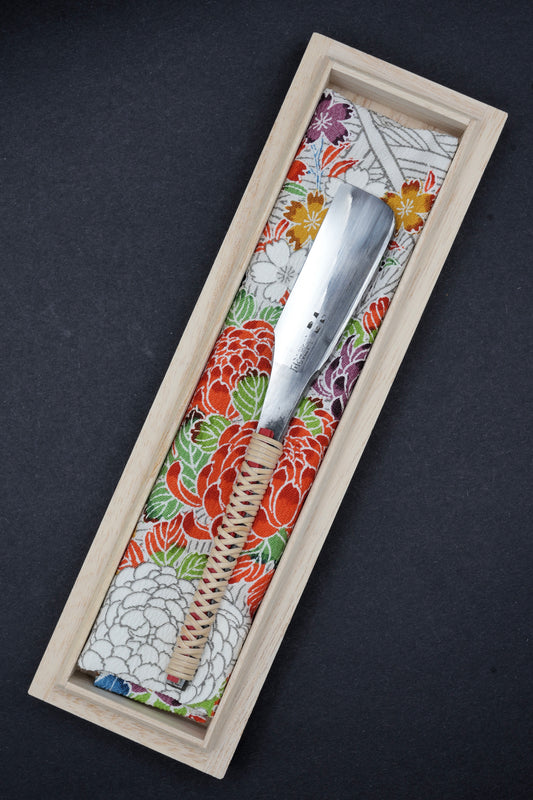 Shimasa・志正・ Rasoir droit japonais vintage ・ Kamisori avec boîte en Paulownia
