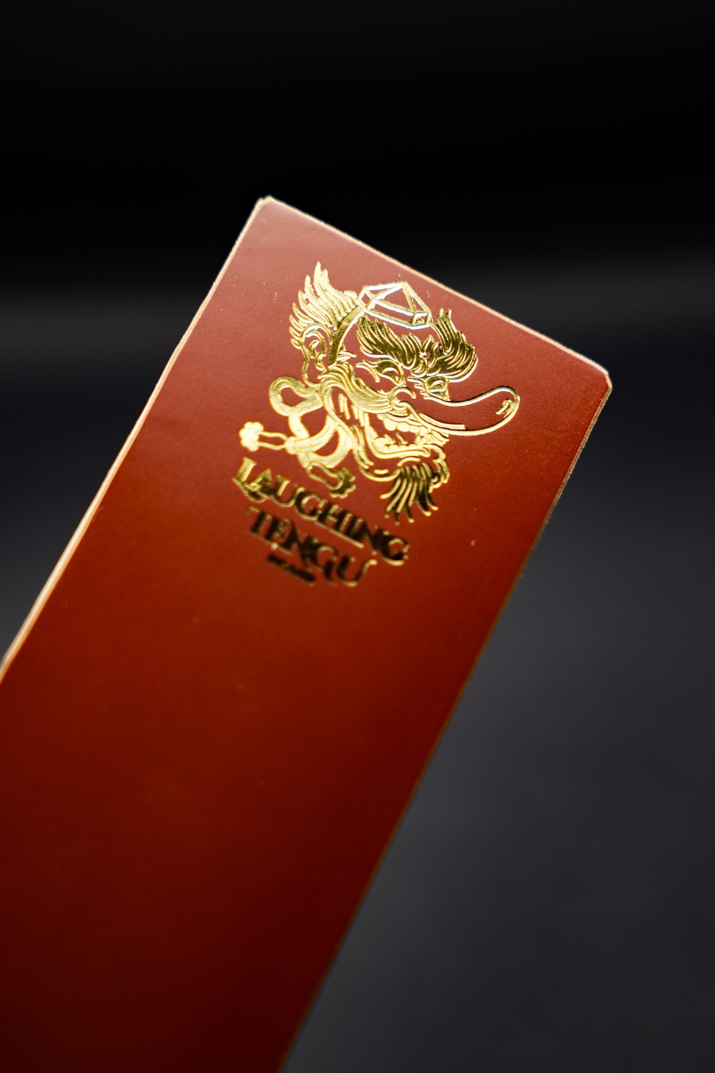 Cuir à aiguiser Shell Cordovan - Tengu rieur - Fabriqué à la main. 300 x 60