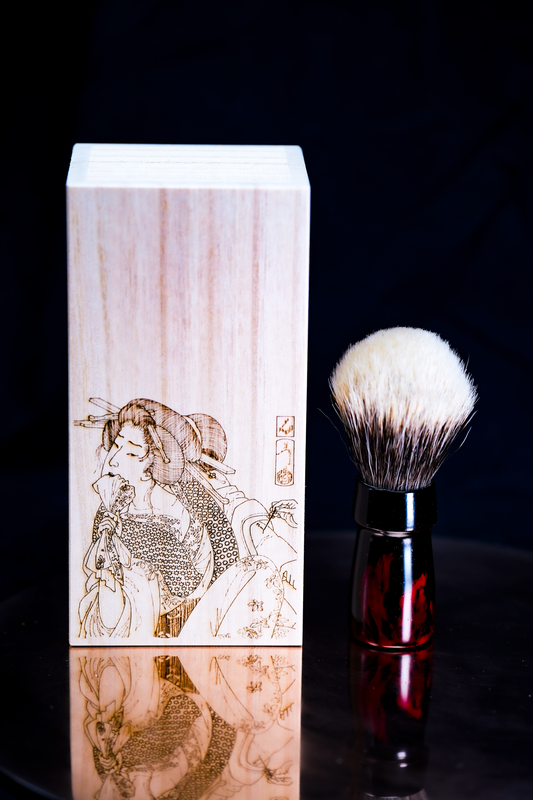 Urushi Shaving Brush "Hell"