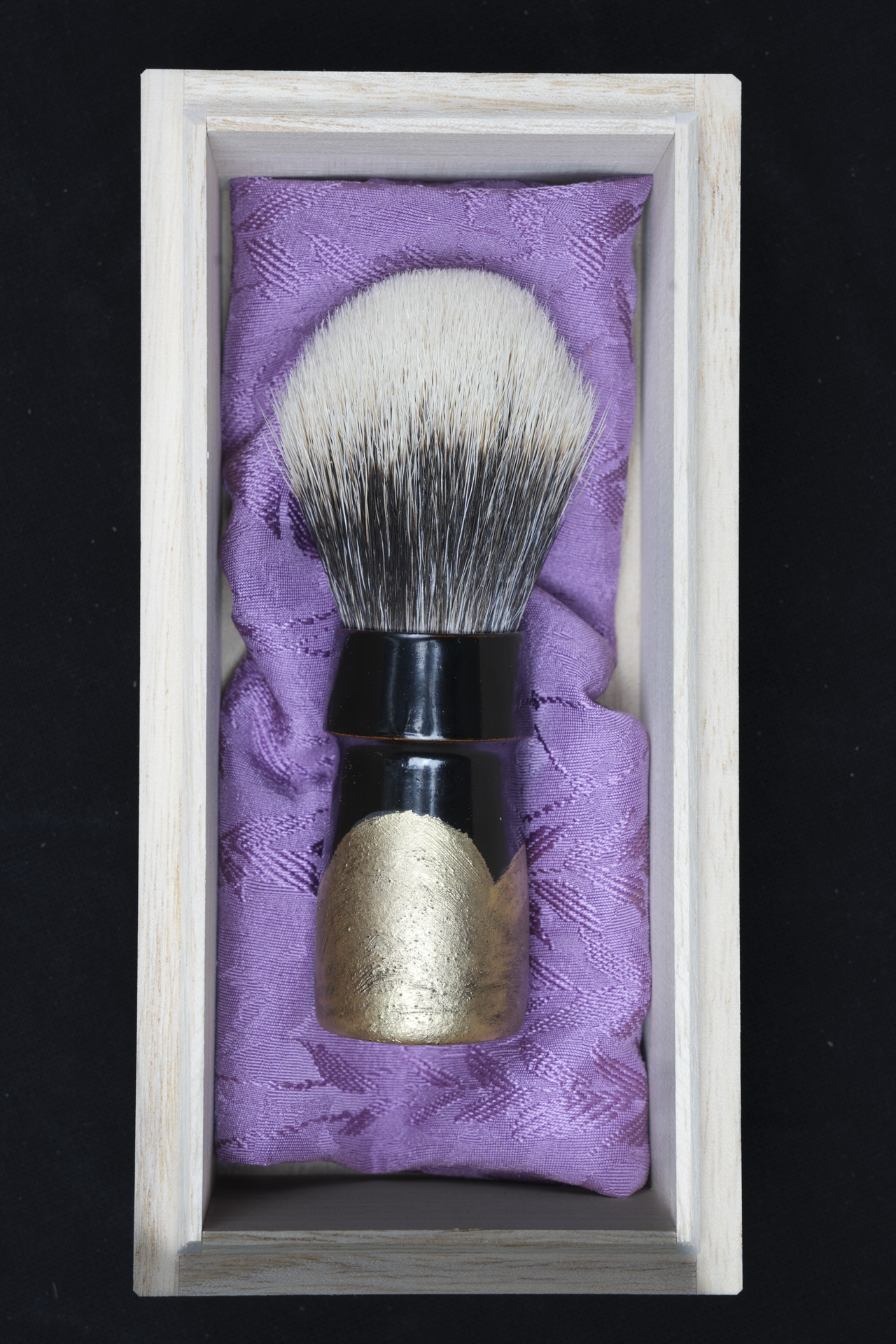 Blaireau Urushi « Nuages d'or »